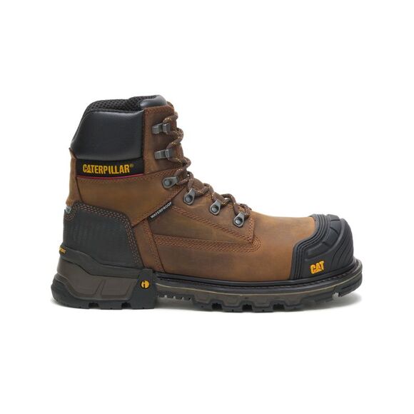 Caterpillar Other - Caterpillar Mens Excavatorxl 6" Waterproof Composite Toe Brown Boots (NWT)